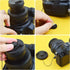 5 Pack Lens Cap Keeper Holders with Elastic String Anti-Loss Lens Cover Leash, Compatible with Canon Nikon Sony Fujifilm Olympus Panasonic DSLR SL...