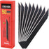 Gomake 9mm Utility Knife Replacement Blades,30 Degree Snap Off Carbon Steel Blades for Retractable Cutting Knives, Hobby, Craft Knife, Box Cutter ...