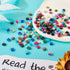Craftdady 180Pcs Glass Seed Beads 2 Hole Tila Beads 9 Colors Crystal Glass Tile Beads Square Waist Beads Kit for Crafts DIY Multi-Strand Bracelets...