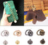 20pcs Rivets Fasteners Chain Bag Screws 8mm 4 Colors DIY Leather Craft Purse Phone Case Screws Accessories(Silver)...