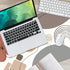 Mats on Top of Desks, Large Desk Mat, Cute Mousepad, Boho Mouse Pad, Abstract Mid Century Modern Tropical, Neutral Office Supplies, 31.5x11.8'' XL...