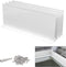 Gutter Valley Splash Guard,Aluminum Rain Diverter Roofing Gutter Splash Guards for Valley,Corner or Straight,10 Inch Each (4 Pcs White)...
