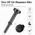 Mudder Smoothing Hammer attachments Tool Pneumatic Hammer Bit Pneumatic Chisel Bit Tool Hammer Accessories (10 x 3 x 3 cm)...