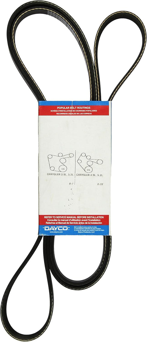 Dayco 5070905 Serpentine Belt , Black...