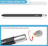 StylusHome Stylus for Touch Screens (2 Pcs), High Sensitivity 2 in 1 Fiber Tips Pen with 8 Extra Replaceable Tips, Stylus for iPad iPhone Tablets ...