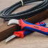 iCrimp Utility Knife for Cable Skinning, Wire Insulation Dismantling Knife, 2-Pack Insulated Electricians Cable Stripping Knives, Fixed Blade...