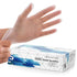 Dre Health Powder Free Disposable Gloves - Clear Vinyl Medical Exam Gloves, 100 Pack, Small...