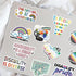50pcs Disability Pride Stickers for Teens Journals,Disabled Is Not a Dirty Word Stickers Cool Waterproof Vinyl Decals for Adult Water Bottles Comp...