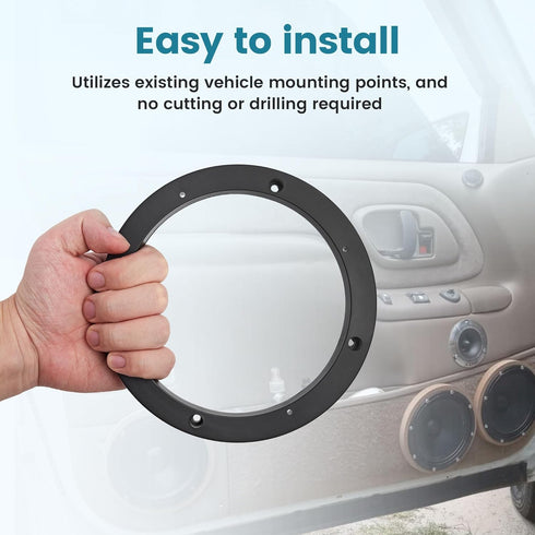 Universal 6.5 inch Car Door Speaker Mounting Ring Spacer Adapter...