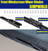 3 Factory Wiper blades Replacement For 2018-2022 Volkswagen Atlas Original Equipment Replacement Windshield Wiper Blades Set 26"+22"+12" (Set of 3...