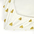 Lush Decor Baby Boho Metallic Hearts Allover Hearts Soft & Plush Changing Pad Cover, 32" x 16" x 5", White & Gold...
