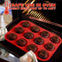 Anaeat Silicone Muffin Pan - Regular 12 Cups Cupcake Tray, Non-Stick Silicone Baking Molds for Making Muffin Cakes, Cupcake, Chocolate, Bread,Tart...