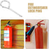 HEMOTON 10pcs Lock Pin Iron Pull Pins for Enhanced Safety Reliable Replacement for Fire Equipment Essential Accessory for Vehicle Protection...