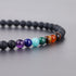 COAI 108 Japa Mala 7 Chakra Stone Wrap Bracelet Necklace...
