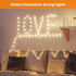 TingMiao 6 Pack Fairy Lights Battery Operated 7.2 ft 20 LED Mini String Lights Waterproof Silvery Copper Wire Firefly Starry Lights for Wedding Be...
