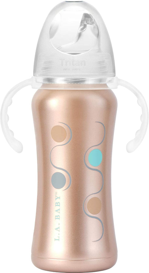 Ultimate Stainless Steel Sippy Cup | 9oz Insulated Sippy Cup for Toddlers - Insulates 10+ Hours | Leak-free, Non-toxic Medical Grade Silicone and ...