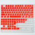 114 Keys Transparent Keycaps PC Cherry Profile Red Crystal Keycap Set Fit for Cherry Mx Switches Mechanical Keyboard...