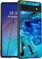 Google Pixel 6A Case, Slim Fit Marble Pattern Glow in The Dark Luminous Hybrid Hard PC Soft TPU Bumper Shockproof Drop Protective Case for Men and...