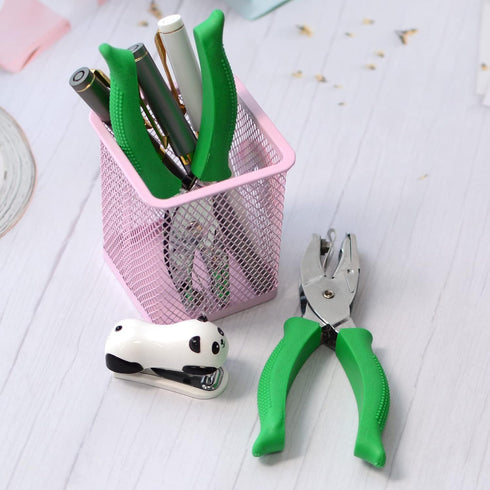 1/6 Inch Square Hole Punch for Handmade DIY Craft Paper, Perfect for Home, Office, Back to School Supplies...