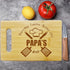 Everything Tastes Better Off Papa's Grill-Cutting Boards for Kitchen,Cute Bamboo Cutting Board,Papa Dad Cooking Gifts,Gifts for PAPA 10.6x7 Inch...
