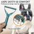 Pet Dog Cat Brush for Shedding and Dematting - Grooming Brush Double Sided Undercoat Rake Comb for Long Short Hair Dogs and Cats -Green...