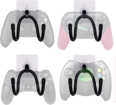 YYST Self –Adhesive Game Controller Wall Mount Storage Organizer Hanger Compatible with PS/Xbox/Series X Controller, Pro Controller Game Controlle...