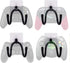 YYST Self –Adhesive Game Controller Wall Mount Storage Organizer Hanger Compatible with PS/Xbox/Series X Controller, Pro Controller Game Controlle...