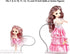 Adjustable Doll Stand, Fits 7, 8, 9, 10 ,11, 12, 13, and 14 inch Dolls or Action Figures, Waist is 0.1 to 2.6 inches (2Pcs Clear)...