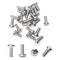 MroMax M8 x 20mm Machine Screws Pan Phillips Cross Head Screw 304 Stainless Steel Fasteners Bolts Silver Gray 20Pcs...