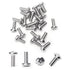 MroMax M8 x 20mm Machine Screws Pan Phillips Cross Head Screw 304 Stainless Steel Fasteners Bolts Silver Gray 20Pcs...