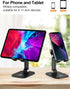 OCYCLONE Phone Stand, Adjustable Height and Angle Foldable Cell Phone Stand Holder for Desk, Taller iPhone Stand Compatible 4-11 Inch All Mobile P...