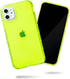 SteepLab Neon Highlighter Case for iPhone, The Grippy Jelly Case w/Protective Air Pockets (Conspicuous Neon Yellow, iPhone 11)...