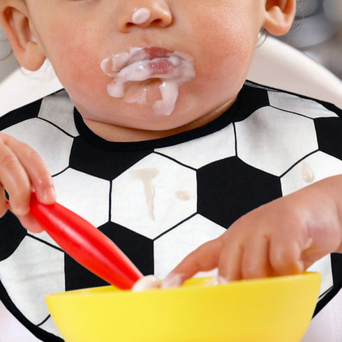 Waterproof Baby Boy Sports Bibs,Triple Layer-Cotton Front,Plastic Liner,Polyester Fleece Back,Highly Absorbent Drooling Burp Cloths for Boys Girls...