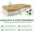 24 Pack Natural Kitchen Sponge - Biodegradable Compostable Cellulose and Coconut Scrubber Sponge - Eco Friendly Sponges for Dishes...