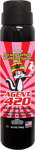Agent 420-3.5 oz Odor Destroying Spray for Eliminating Pot Smoke, Cigarette or Most Unwanted Odors in Your House, Car or Apartment, Freshen Up The...