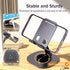 Diaclara Cell Phone Stand for Desk 360° Rotating,Full Metal Foldable Desk Phone Holder,Thick Case Friendly, Compatible with All Smart Phones,Ipad,...
