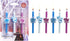 Disney Frozen II Birthday Cake Candles | 6 Birthday Candles for Cake Decorations, White, Blue, Pink Stripe Candles Featuring Anna, Elsa, & Olaf fo...