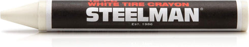 Steelman White Tire Marking Crayons for Mechanics, Marks Damage on Wet and Dry Tires, Box of 12...