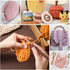 2 PCS T-Shirt Yarn Elastic Fabric Crochet Cloth Yarn for DIY Knitting, Spaghetti Yarn Thick Knitting Yarn for Hand DIY Bag Blanket Cushion Crochet...