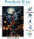hkejoi Eiffel Tower Paint by Numbers Kit for Adults Acrylic Adults Paint by Number Kits on Canvas Paint by Number for Adults Beginner,for Home Wal...