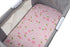 Onacosht Bassinet Sheets Set 3 Pack for Baby Girl, Stretchy Soft Jersey Knitted Fitted Sheet Universal for Oval Rectangle and Hourglass Bassinet M...