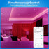 Smart WiFi MR16 Color Changing led Bulbs, Dimmable with App Control, 40° Beam Angle AC/DC12V GU5.3 Base, Compatible with Alexa and Google Home Ass...