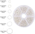 Silver Jump Rings for Jewelry Making Supplies Open Jump Rings 4mm 5mm 6mm 7mm 8mm 10mm Jump Ring for DIY Bracelet Earrings Necklace Jewelry Findin...