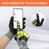 Safety Work Gloves, Impact Gloves for Men Women,Cut Resistant Non-Slip Heavy Duty Gloves with Nitrile Grip,Touch Screen Gloves with Impact Protect...