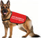 JXGZSO Nervous Do Not Approach Dog Jacket Vest Nervous Rescue Space Dog Vest Dog Walking Slogan Warning Vest (Training approach M)...