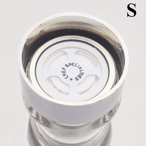 Chef Specialties 3.5" Metro Pepper Mill and Salt Mill Set, Clear...