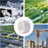 15PCS PVC Round Female Thread Hose Connector 1/2PT Pipe Fitting Cap Pipe End Cap Plug for Plumbing Applications, Perfect for DIY Projects, Pipe Re...