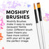 Jacquard Products Black Textile Color Fabric Paint 8-Ounces - Bundled Brush Set...
