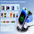 3 in 1 Charging Station for Magsafe Wireless Charger Stand,Compatible with Apple iWatch Series,iPhone 15 14 13 12,AirPods 3/2/1/Pro/Max Multi-Char...