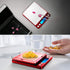 AMIR Upgraded Digital Kitchen Scale, 500g Mini Pocket Jewelry Scale, Cooking Food Scale with Back-Lit LCD Display, 2 Trays, 6 Units, Auto Off, Tar...